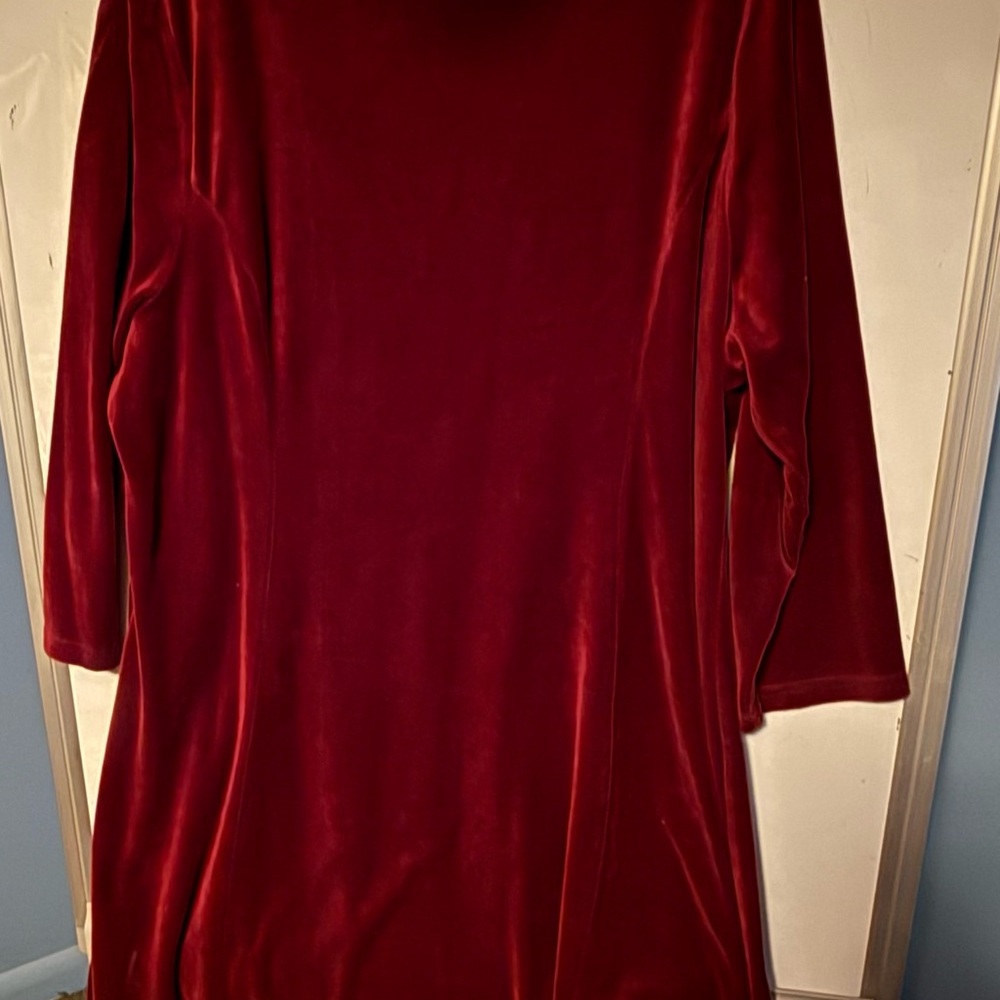 Coldwater Creek Rich Burgundy Dress